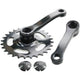 Crank set 28 Tands 102 mm Crank length Black1828102-Stzw