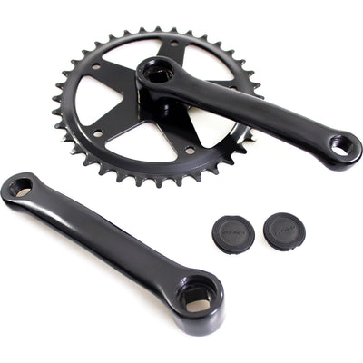 Crank Set 36 Tands 127 mm Longitud de la manivela Negro 1836127STZW