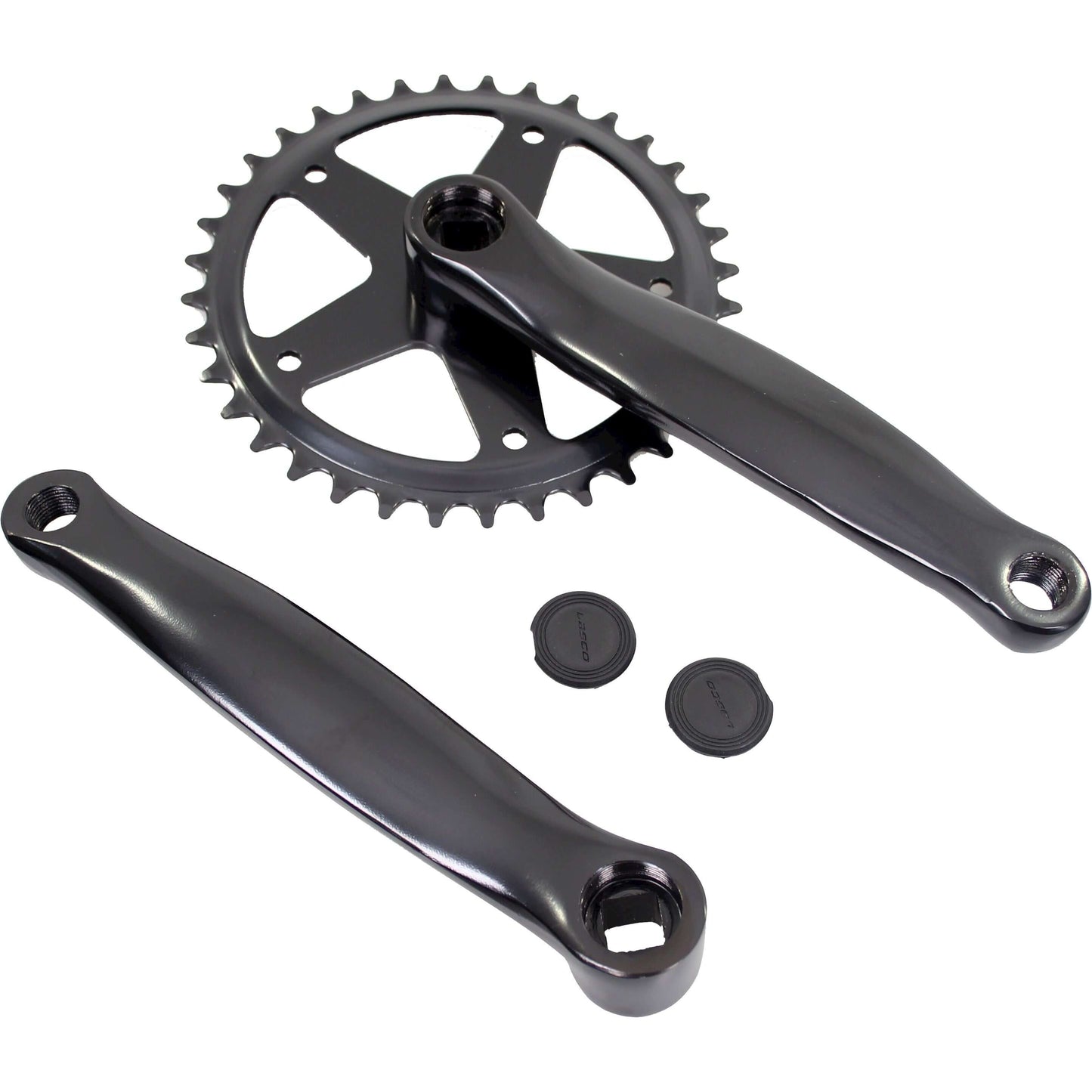 Crank set 36t ⅛ 170 mm jis alu negro