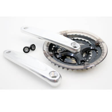LASCO CRANKSET 24 34 42T SPAGLIAMENTO NERO SIGLIO -4MM