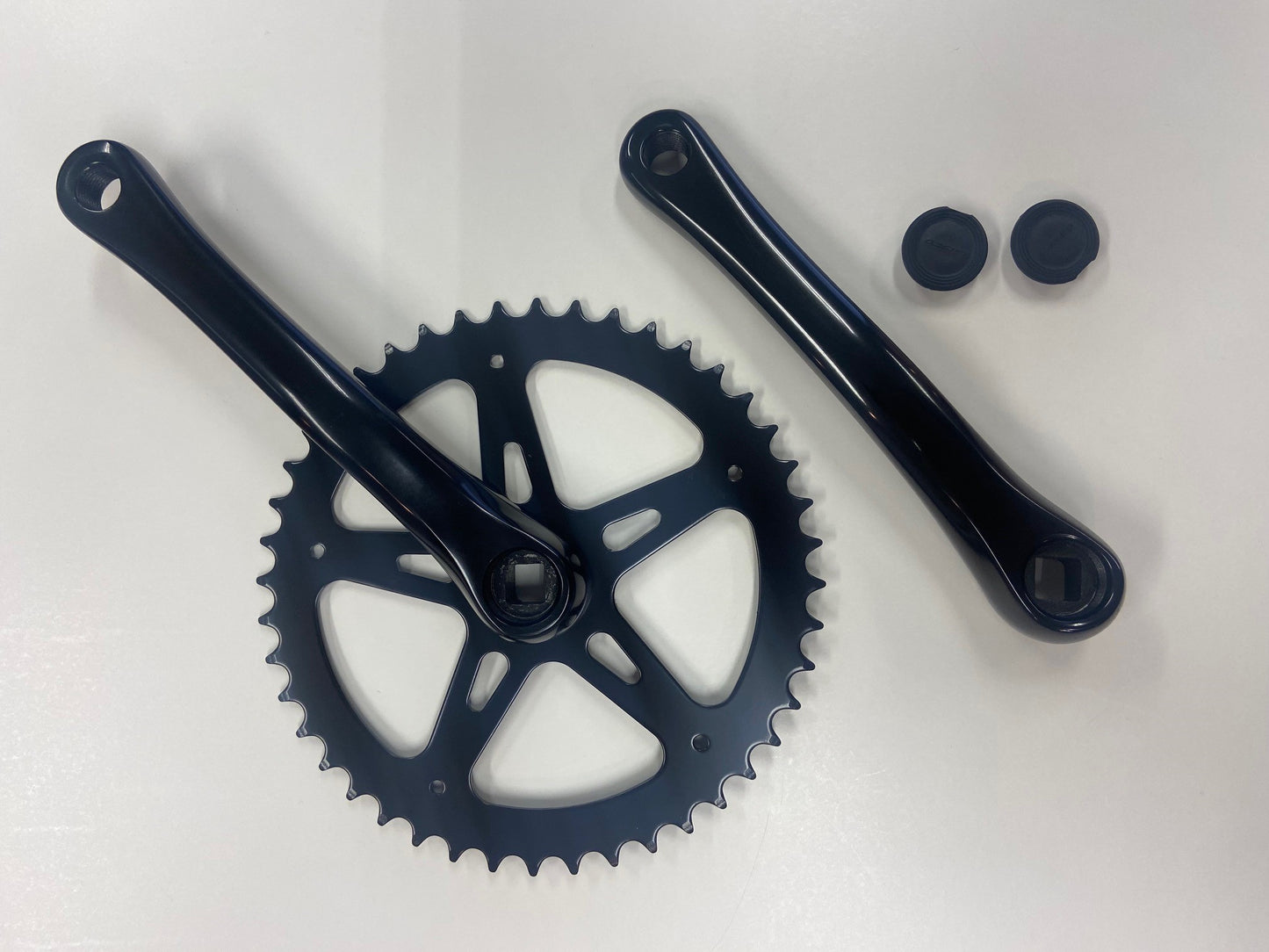 HZB Cranket Schetting Wheel Steel 44T 1 8 + 3 32 170 mm -1 mm Negro