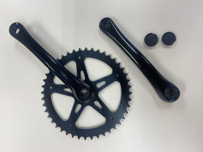 HZB Cranket SCHETTING WHEEL steel 44T 1 8 + 3 32 170 mm -1 mm Black