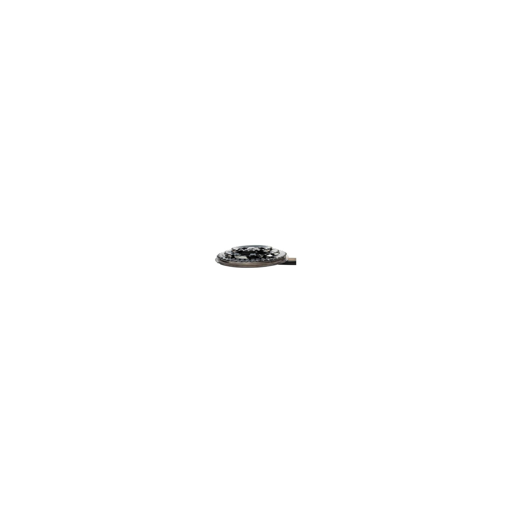 Set di manovella 48 38 28t 8sp nero