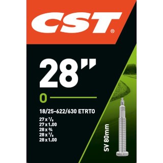 CST TUBO INTERNO SV15 Carrera 28 pulgadas 18 25-622 SV 80 mm XXL Long 071507