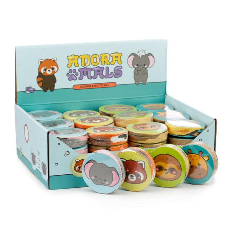 Adoramals Animales salvajes Toalla de viaje compacta