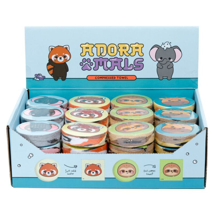 Adoramals Animales salvajes Toalla de viaje compacta