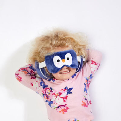RelleAzzz Pluche Penguin alrededor de la máscara para dormir del cojín de viaje