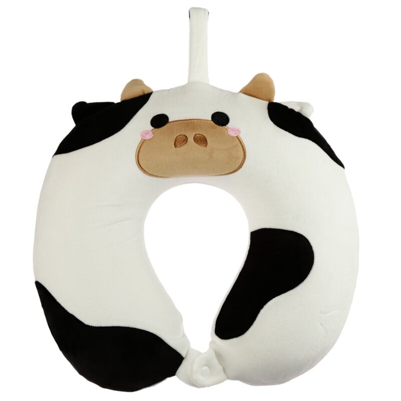 RelleAzzz Koe Plush Memory Foam Neck Almohada