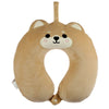 Relaxeazzz shiba inu hond pluche almohada de cuello de espuma de memoria