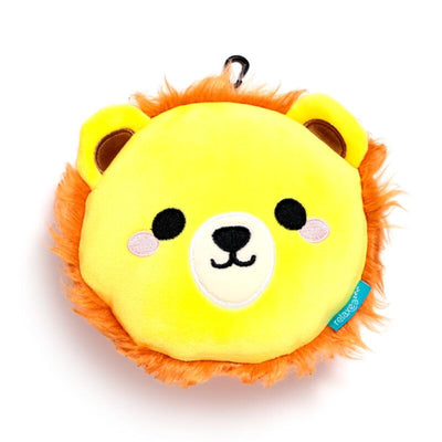 RelleAzzz Pluche Leeuw alrededor de la almohada de viaje máscara para dormir