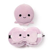 RelleAzzz Pluche Octopus alrededor de la almohada de viaje máscara para dormir
