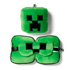 Relaxeazzz Minecraft Creeper attorno alla maschera per dormire cuscini da viaggio