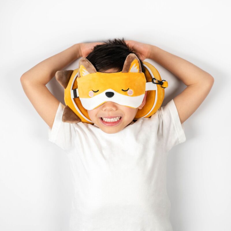 Adoramali di Relaxeazzz Finnick de Vos intorno alla maschera per dormire cuscini da viaggio