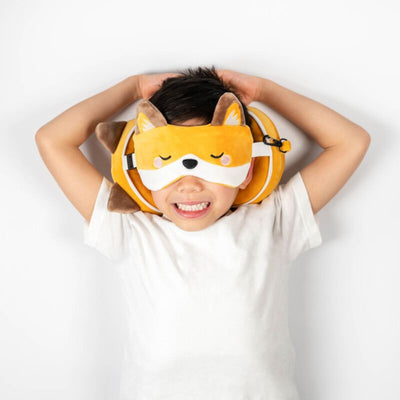 RelleAzzz Adoramals Finnick de Vos alrededor de la máscara para dormir del cojín de viaje