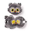 RelleAzzz Adoramals Winston de Owl alrededor de la almohada de viaje máscara para dormir
