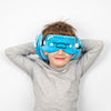 Relaxeazzz Adoramals blu il delfino intorno alla maschera da viaggio da viaggio