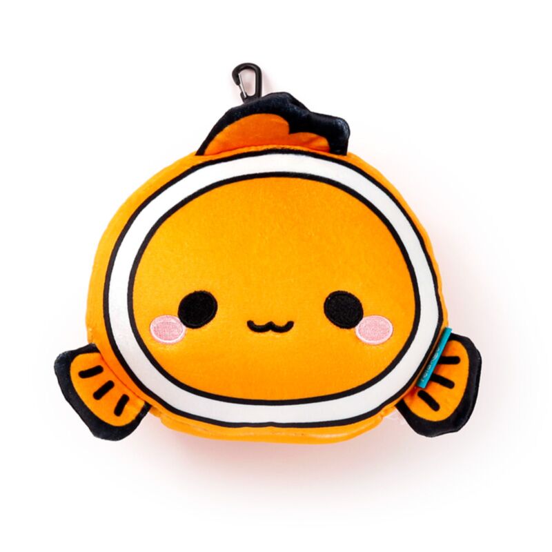 RelleAzzz Adoramals Finley el pez payaso alrededor de la almohada de viaje máscara para dormir