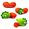 Swapseazzz Adorasaurs Dinosaurus almohada de viaje de felpa 2-en-1