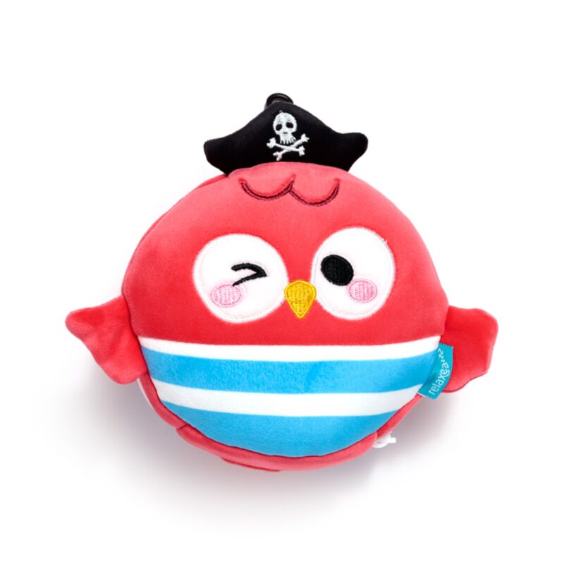 Relaxeazzz Jolly Roger Pirate Bembo de Papegaai Cuscino da viaggio Sleeping Mask