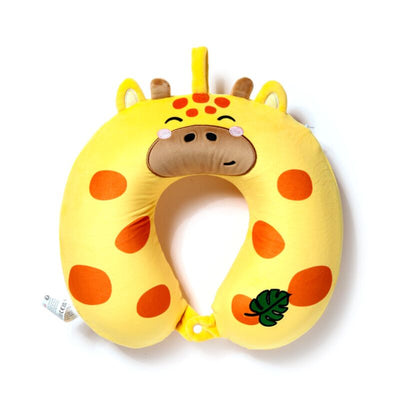 RelleAzzz Raffi de Giraffe Adoramals Plush Memory Foam Cuello almohada