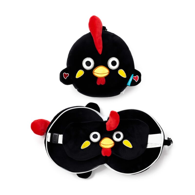 RelleAzzz Galo la máscara para dormir de la almohada de viaje de Barcelos