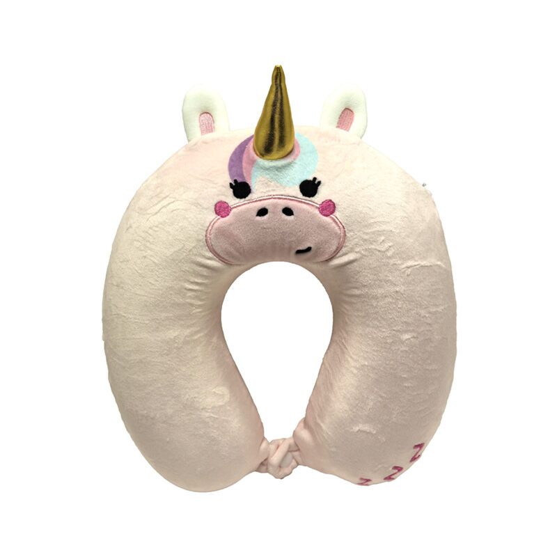 Relaxeazzz adoracorns bella l'unicorno cuscino da viaggio per bambini