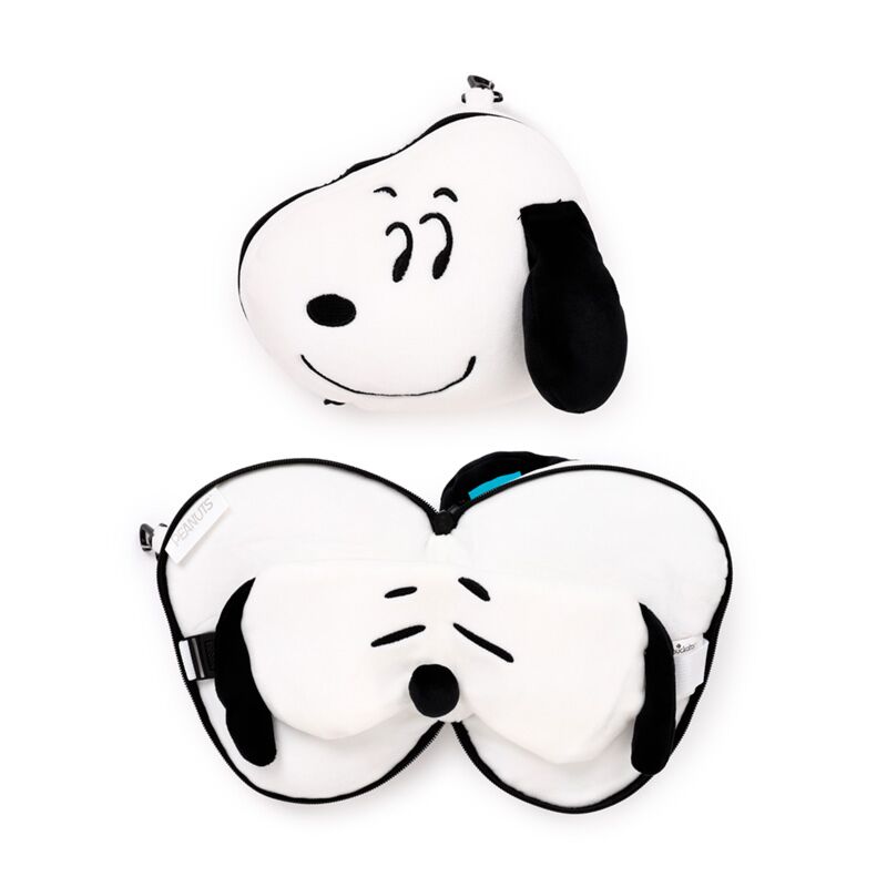 Maschera per dormire con cuscino da viaggio Snoopy Relaxeazzz