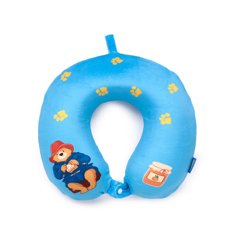 Cuscino per il collo in memory foam in peluche Relaxeazzz Padton Bear