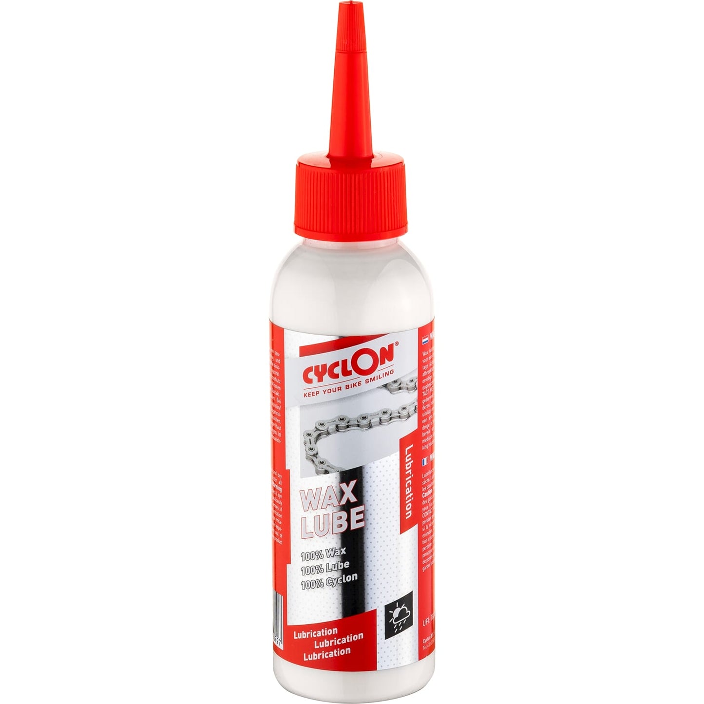 Lubricante lubricante de cera 125 ml de rojo gris