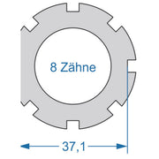 Herramienta de ciclo Cycplus. T8 37.1 T12 24.0 - afbeelding 2
