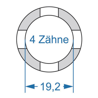Cycplus cyclus gereedschap power.tool 2-zijdig t2 18.6 t4 19.2