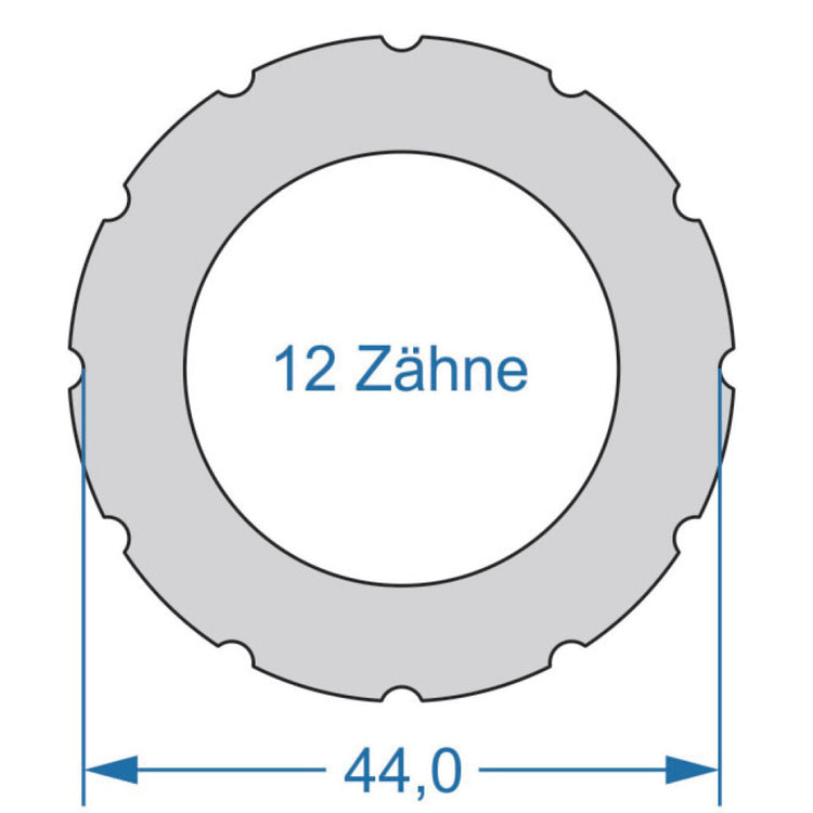 Cycplus cyclus gereedschap power.tool 1-zijdig t12 44.0