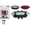 Set di lampade per bicicletta Xqmax da 2 pezzi su USB