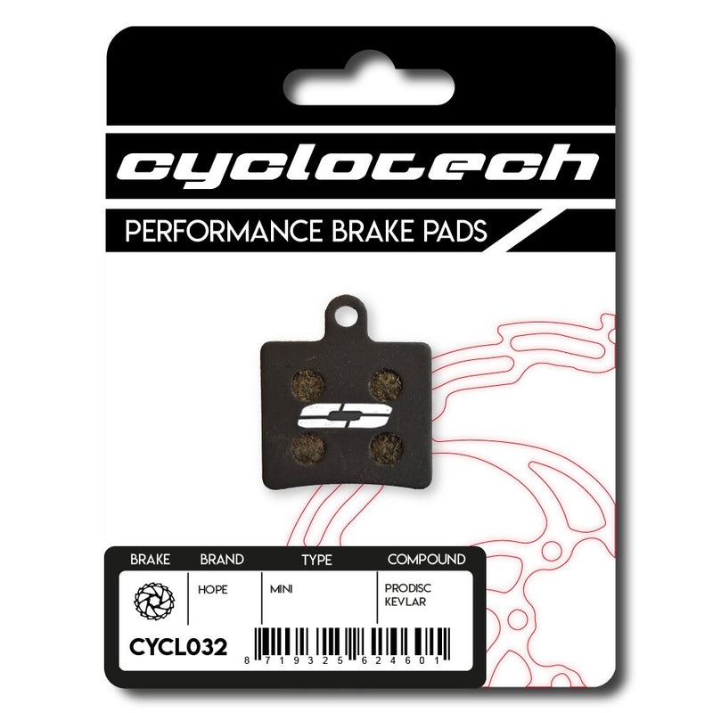 Pastiglia freno a disco Cyclo Tech Prodisc Kevlar Hope Mini