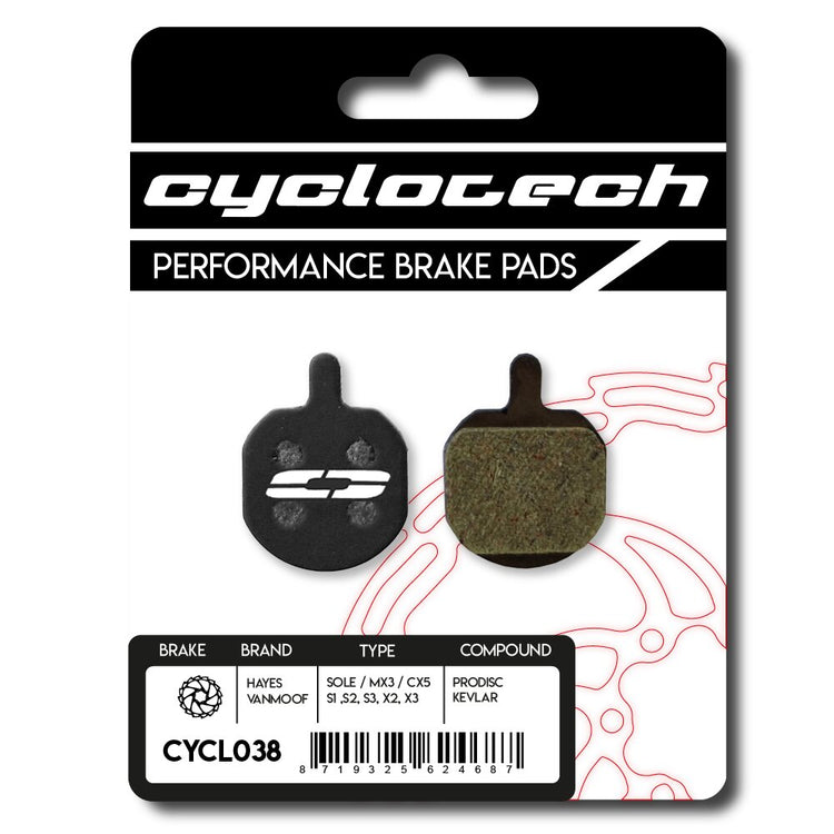 Cyclotech, cyclotech cyclotech schijfremblok prodisc kevlar hayes sole