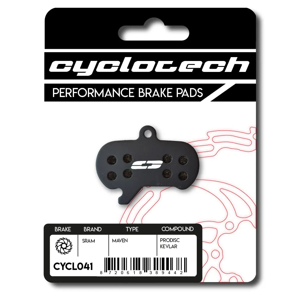 Pastilla de freno de disco Cyclo tech prodisc kevlar sram maven