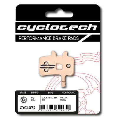 Pastiglia freno a disco Cyclo Tech ProDisc Metal Avid Succosa