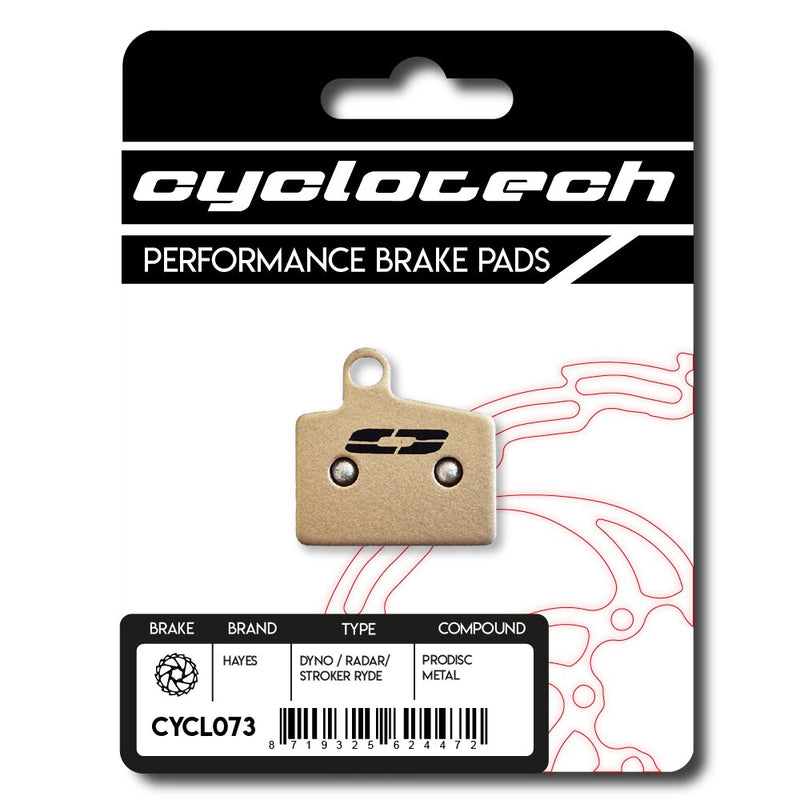 Cyclo tech schijfremblok prodisc metal hayes dyno