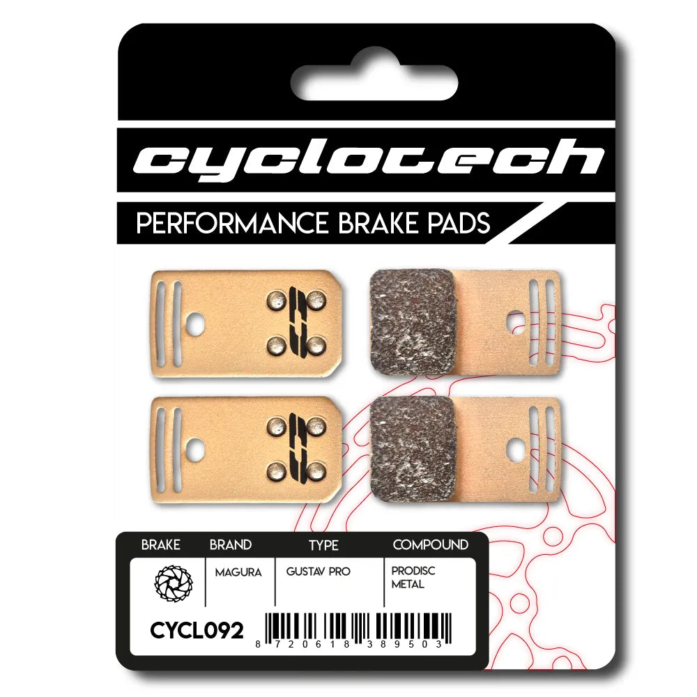 Cyclo tech disc brake pad prodisc metal magura gustav pro