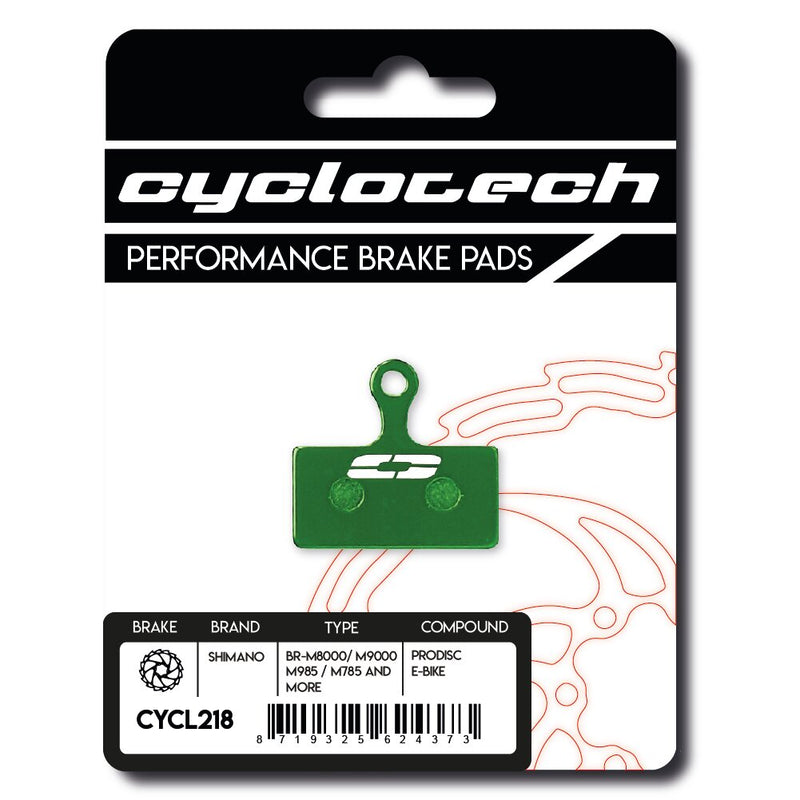 Pastiglia freno a disco Cyclo tech prodisc e-bike shimano xt