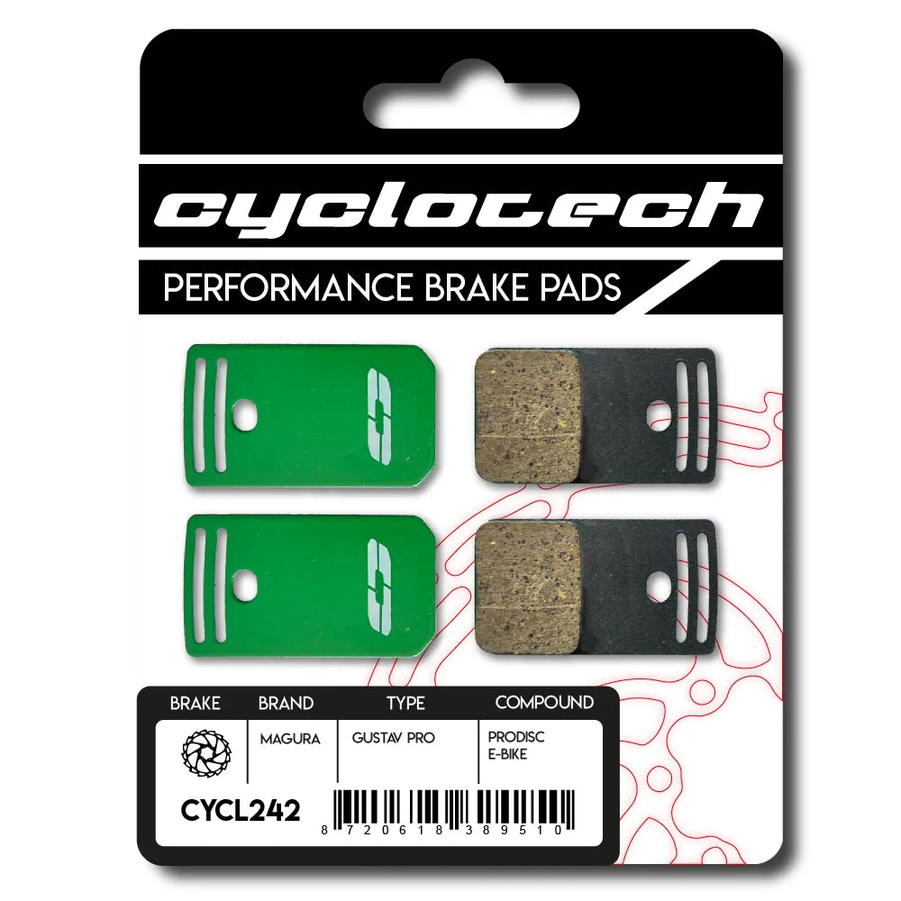 Cyclo tech disc brake pad prodisc e-bike magura gustav pro