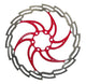 Cyclo tech remschijf prodisc ninja 160 mm, rood