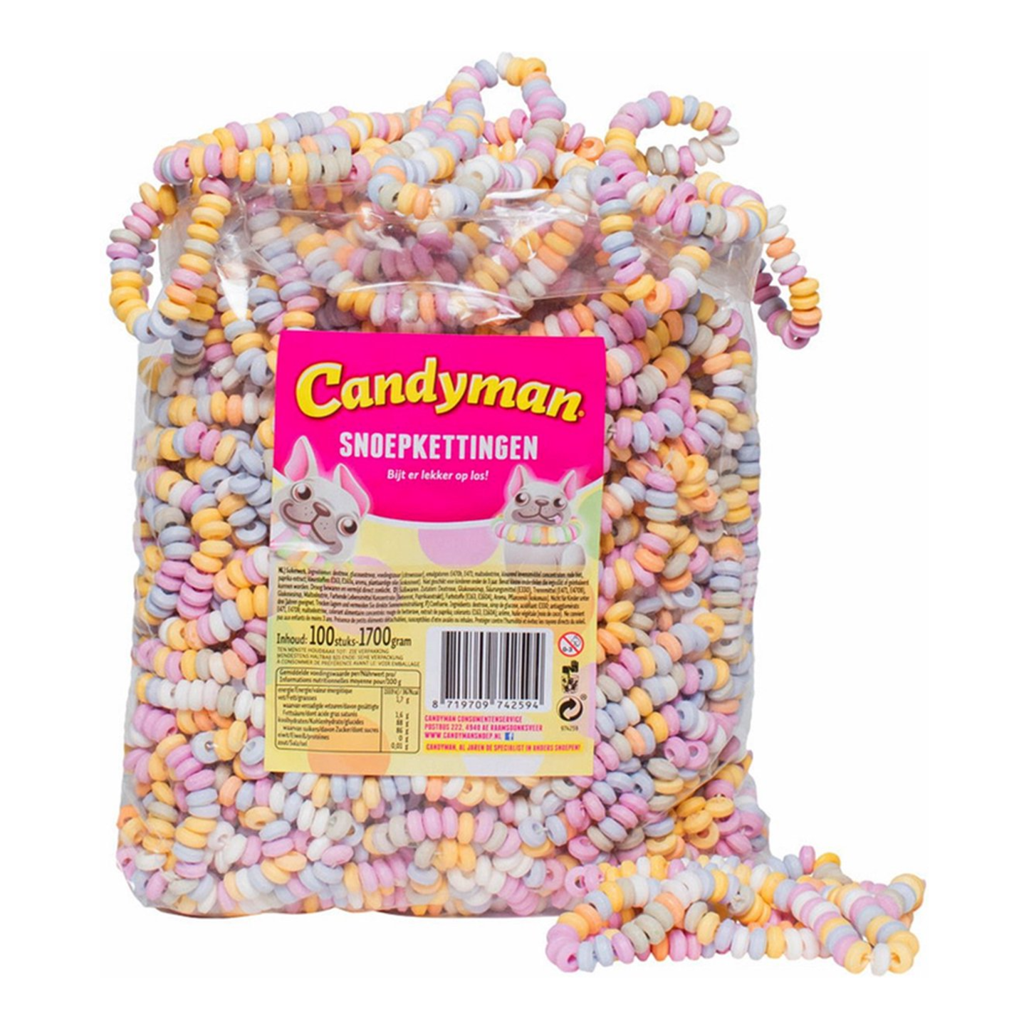 Cadenas de caramelos Candyman (100 piezas)