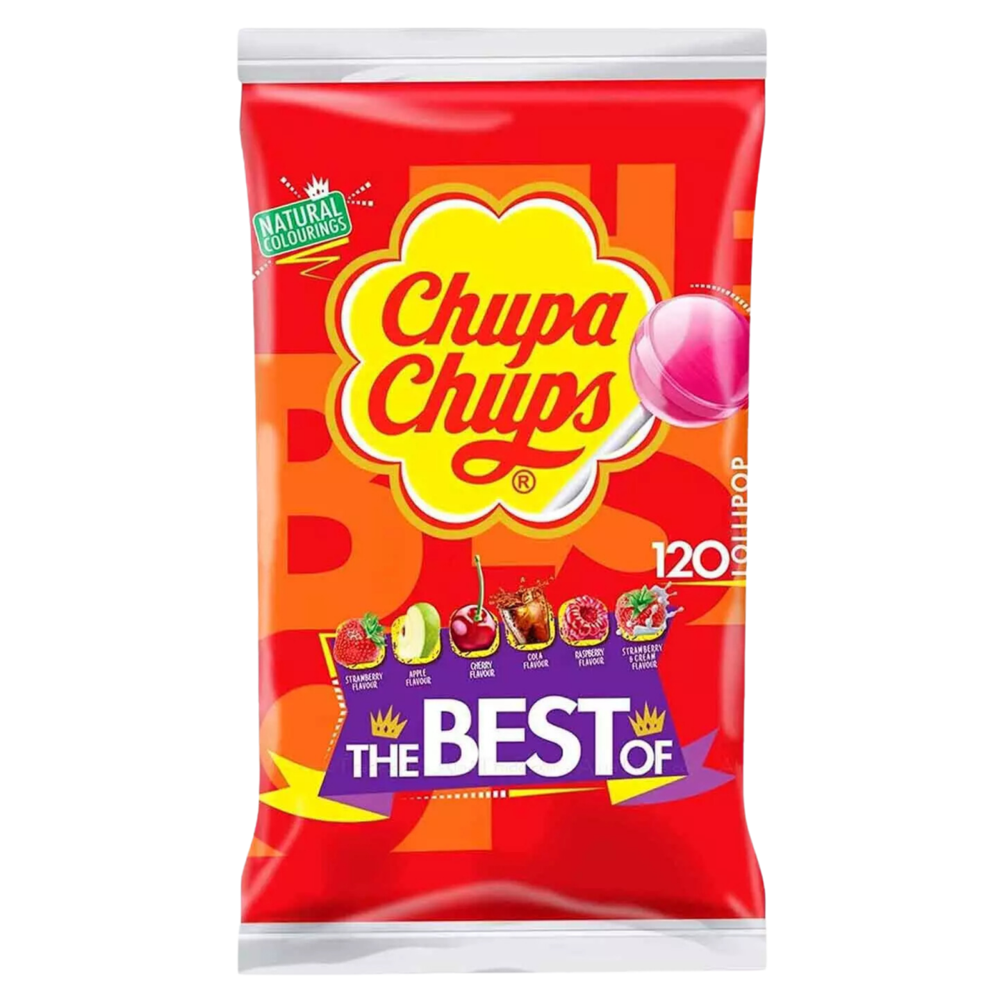 Chupa chups piruleta lo mejor de (120 piezas)