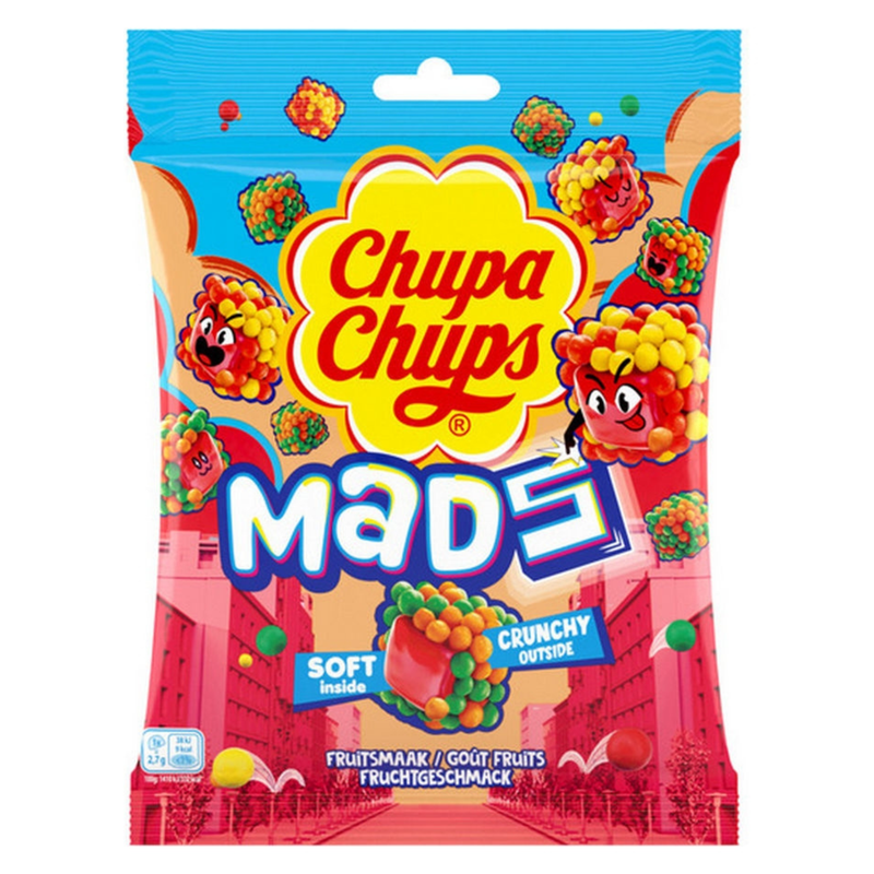 Busta dispenser Chupa Chups Mads Fruits (12x 115 gr)