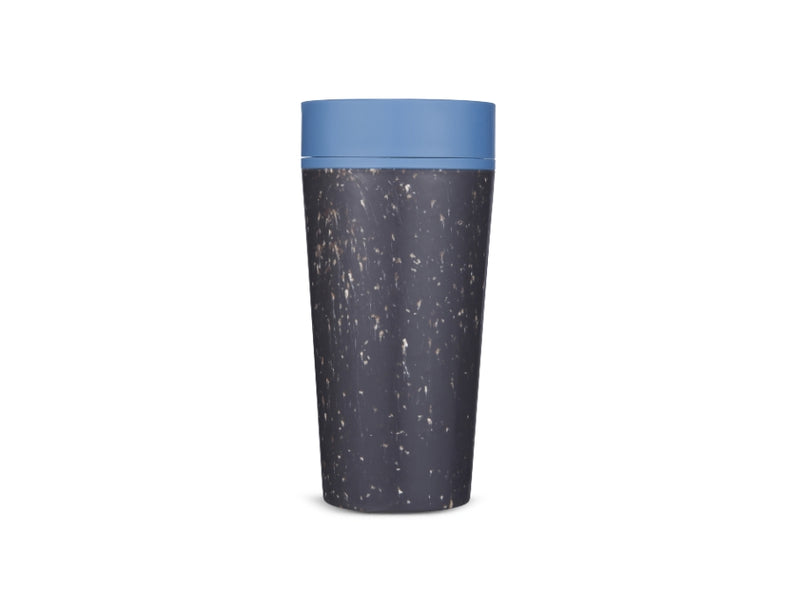 Coppa di caffè Circular Co. - Coppa circolare - Blu nero - 340 ml