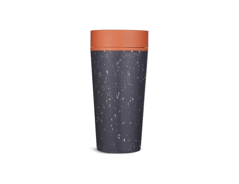 Coppa di caffè Circular Co. - Coppa circolare - Arancia nera - 340 ml