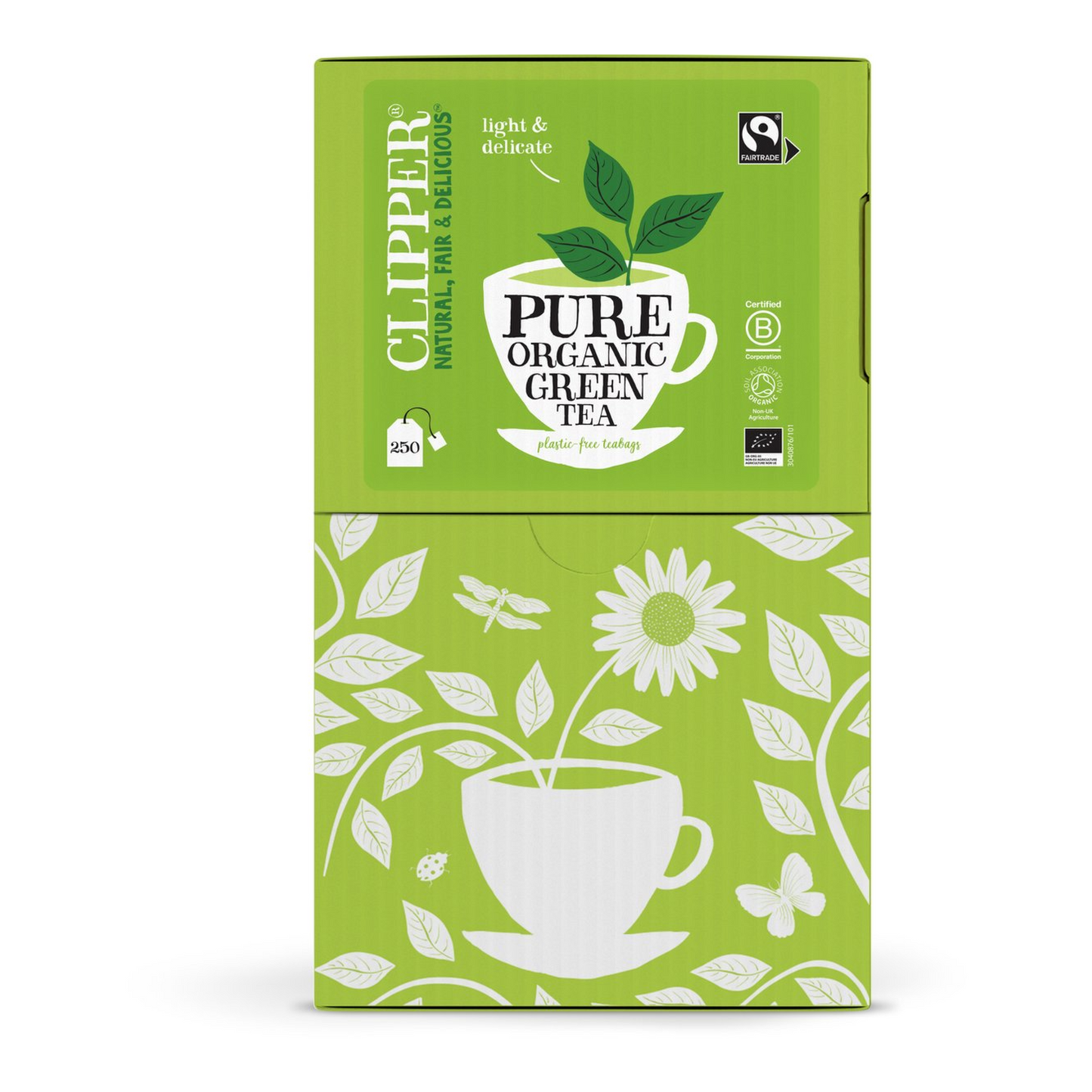 Clipper verde orgánico (250 piezas)
