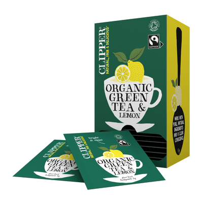 Clipper tè verde limone biologico (6x 25 pezzi)