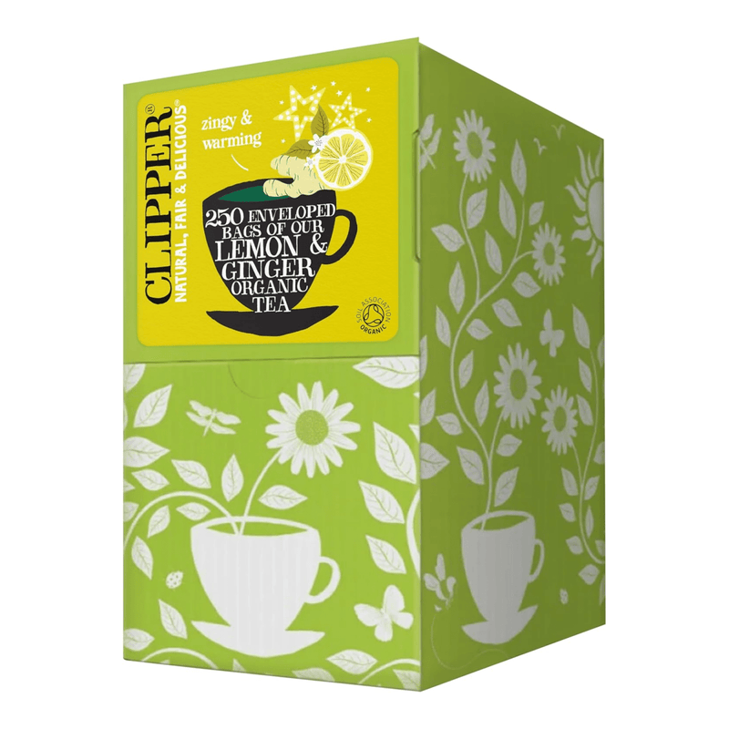 Clipper thee clipper infusion lemon ginger bio (250 stuks)